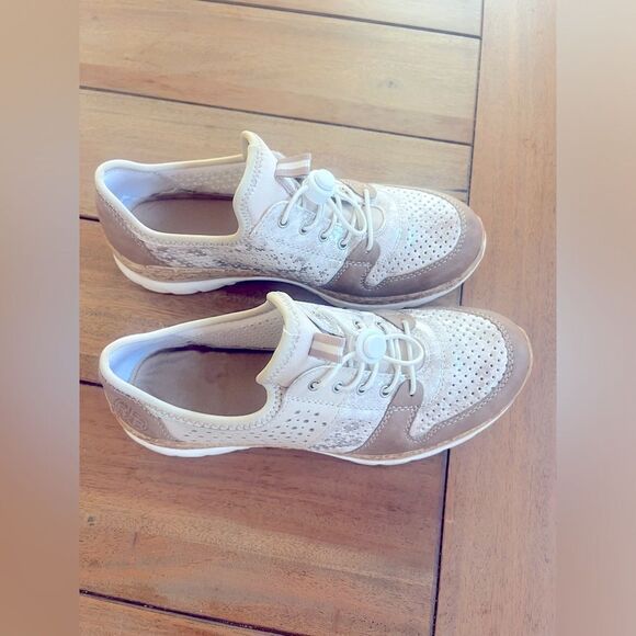 Rieker Women's Beige and Brown Casual Shoes; Size 38/7.5 - Picture 4 of 12